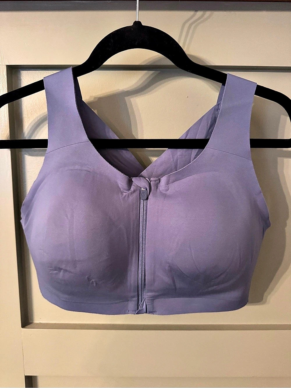 lululemon Eite Zip-Front Bra High-Support blue 36DD